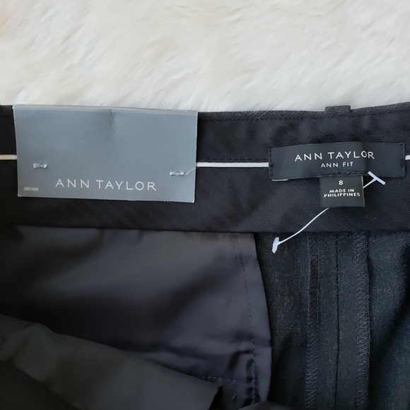 NWOT Ann Taylor Ann Classic Trouser Pants Charcoal - Picture 6 of 9